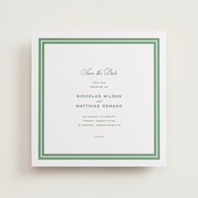 Letterpress Save the Date Cards