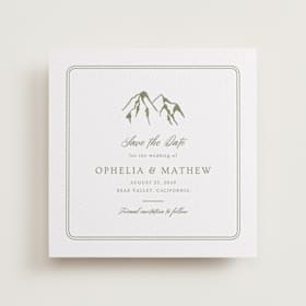 Letterpress Save the Date Cards