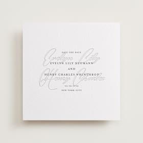 Letterpress Save the Date Cards