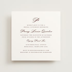 Bridal Shower Invitations