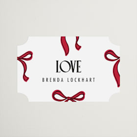 Bridal Shower Favor Stickers