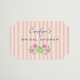 Bridal Shower Favor Stickers