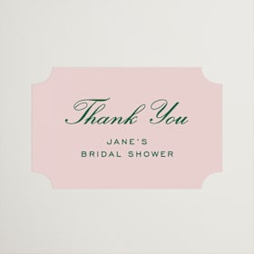 Bridal Shower Favor Stickers
