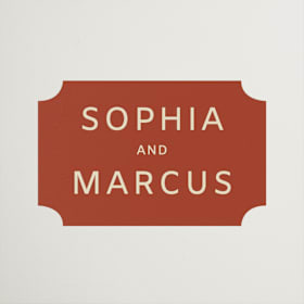 Engagement Party Favor Stickers