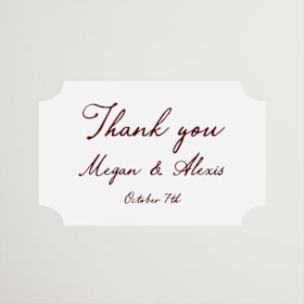Wedding Favor Stickers