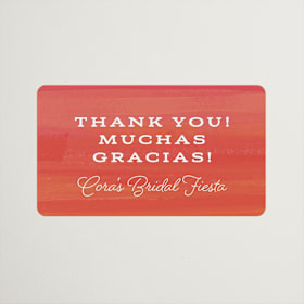 Bridal Shower Favor Stickers