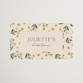Bridal Shower Favor Stickers