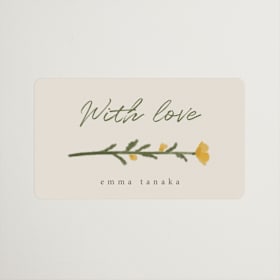 Bridal Shower Favor Stickers
