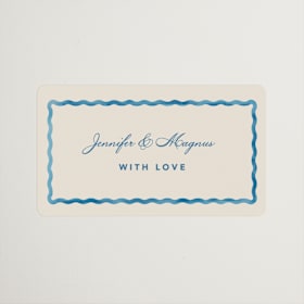 Bridal Shower Favor Stickers