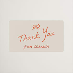 Bridal Shower Favor Stickers