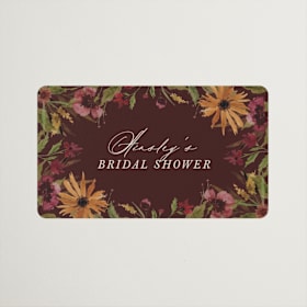 Bridal Shower Favor Stickers