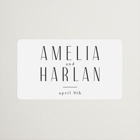 Wedding Favor Stickers