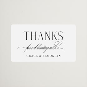 Wedding Favor Stickers
