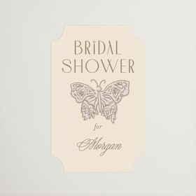 Bridal Shower Favor Stickers