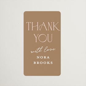 Bridal Shower Favor Stickers