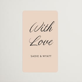 Bridal Shower Favor Stickers
