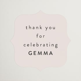 Bridal Shower Favor Stickers