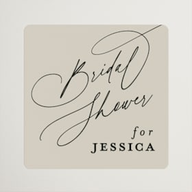 Bridal Shower Favor Stickers