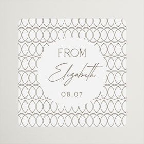 Bridal Shower Favor Stickers