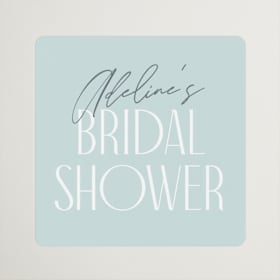 Bridal Shower Favor Stickers