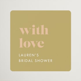 Bridal Shower Favor Stickers