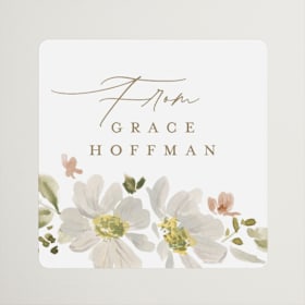 Bridal Shower Favor Stickers