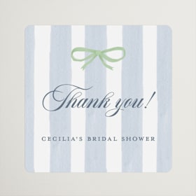 Bridal Shower Favor Stickers