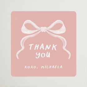 Bridal Shower Favor Stickers
