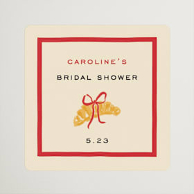 Bridal Shower Favor Stickers