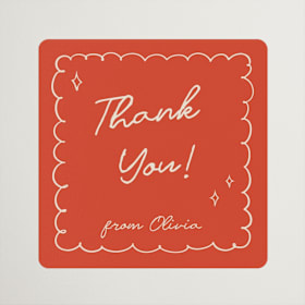 Bridal Shower Favor Stickers