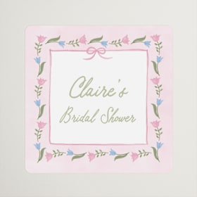 Bridal Shower Favor Stickers