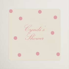 Bridal Shower Favor Stickers