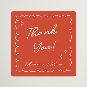 Wedding Favor Stickers