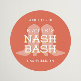 Bachelorette Party Favor Stickers