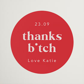 Bachelorette Party Favor Stickers