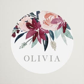 Bridal Shower Favor Stickers