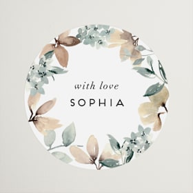 Bridal Shower Favor Stickers
