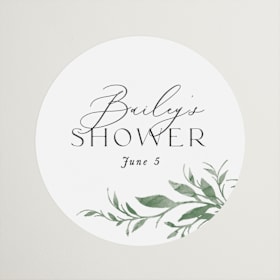 Bridal Shower Favor Stickers