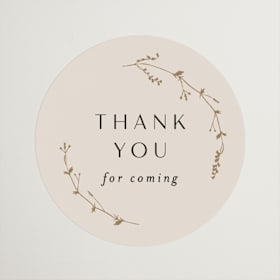 Bridal Shower Favor Stickers