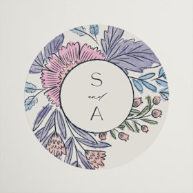 Bridal Shower Favor Stickers