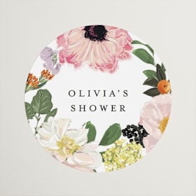 Bridal Shower Favor Stickers