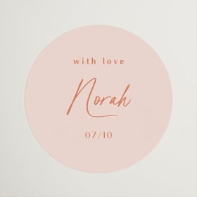 Bridal Shower Favor Stickers
