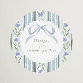 Bridal Shower Favor Stickers