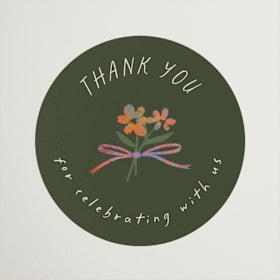 Bridal Shower Favor Stickers