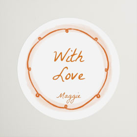 Bridal Shower Favor Stickers