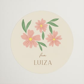Bridal Shower Favor Stickers