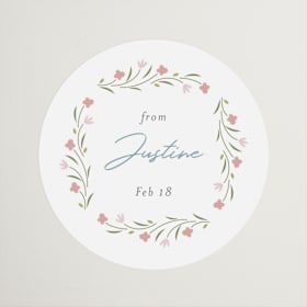 Bridal Shower Favor Stickers