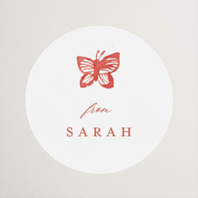 Bridal Shower Favor Stickers