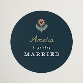 Bridal Shower Favor Stickers