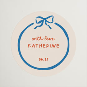 Bridal Shower Favor Stickers
